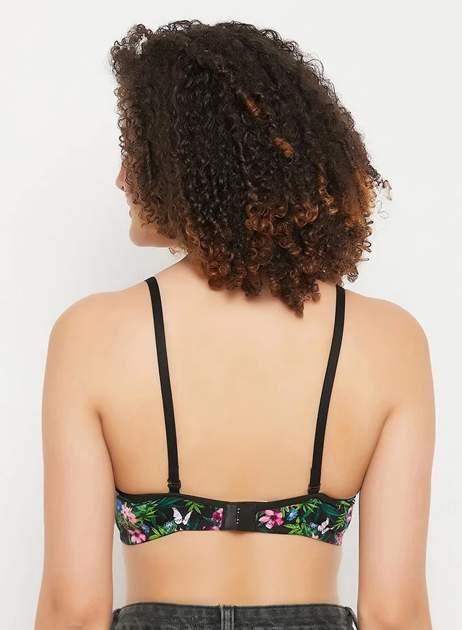 Clovia Clovia Pack of 2 Padded Non-Wired Full Cup Tie-Dye Print Multiway T-shirt Bra