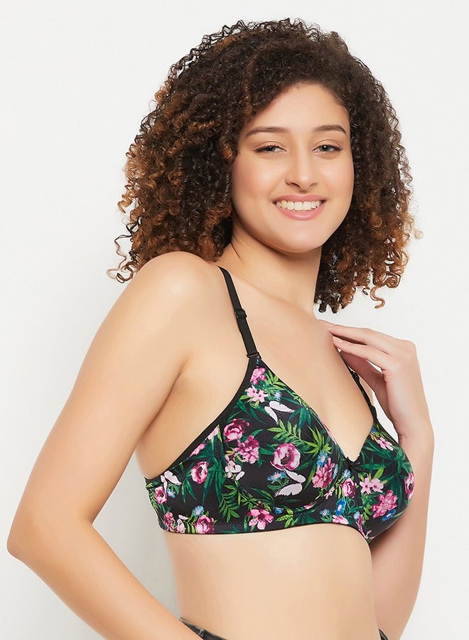 Clovia Clovia Pack of 2 Padded Non-Wired Full Cup Tie-Dye Print Multiway T-shirt Bra - Image 5