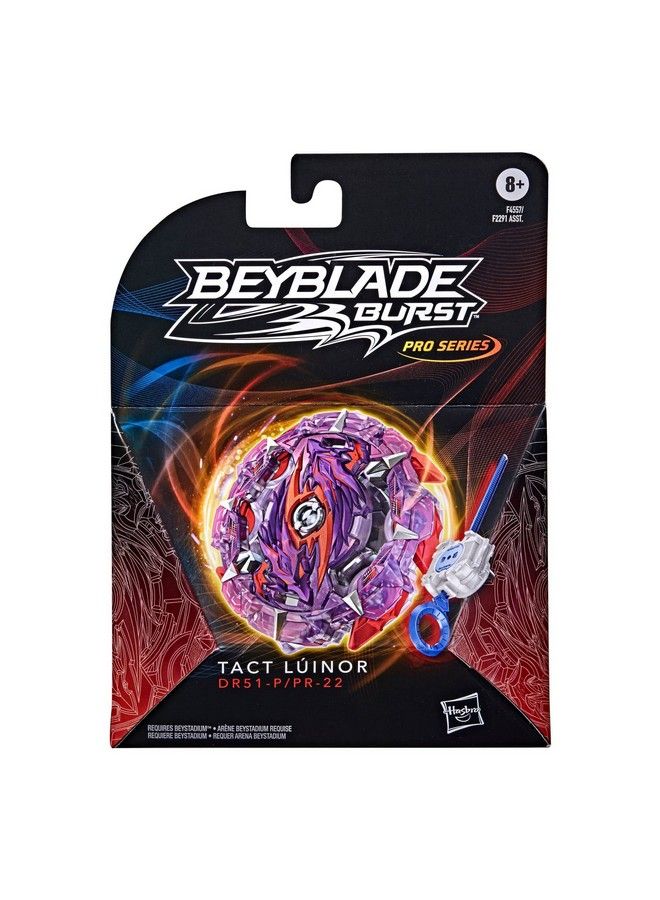 BeyBlade طقم بدء لعبة التوازن من نوع باتلنج - قمة دوران برو سيريز تاكت لونيور مع قاذف - Image 4