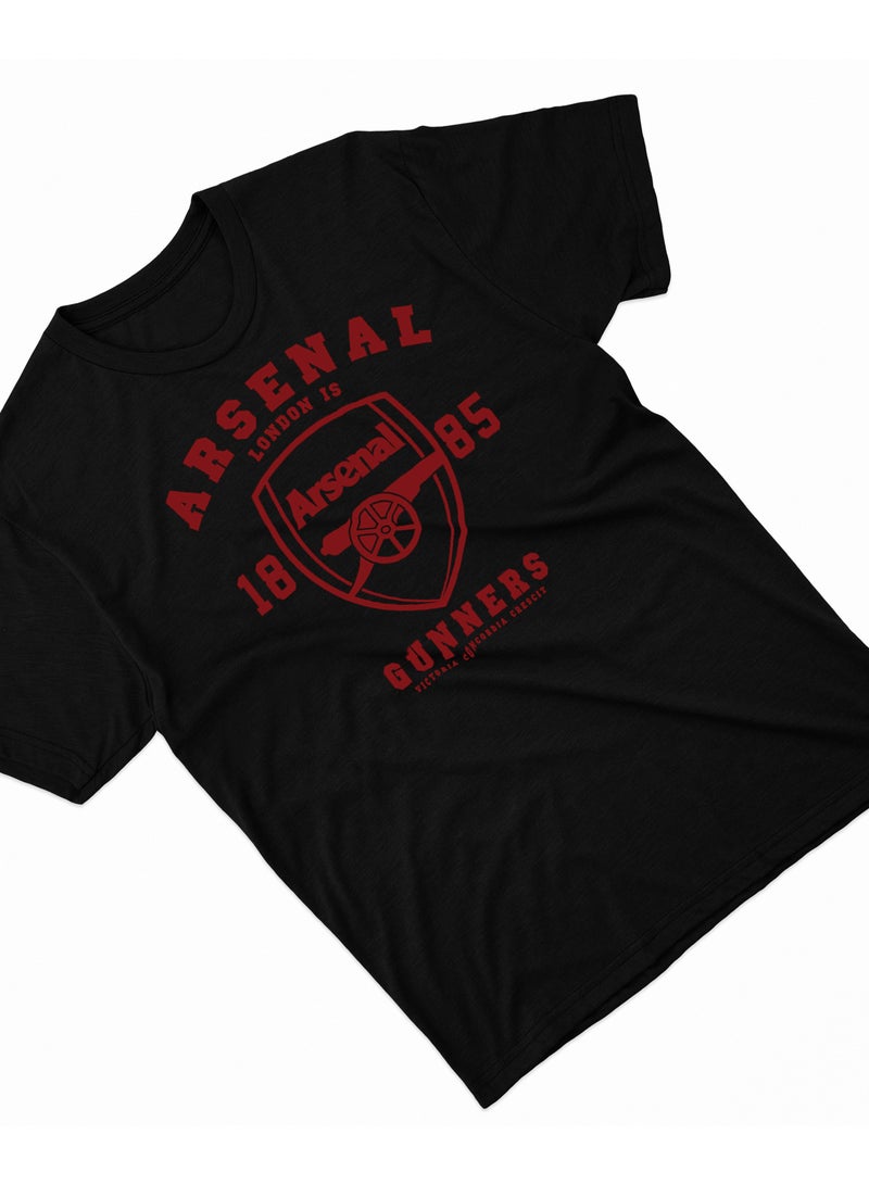 Fashion World Cotton T-shirt Printed with High-quality Arsenal club logo - Image 2