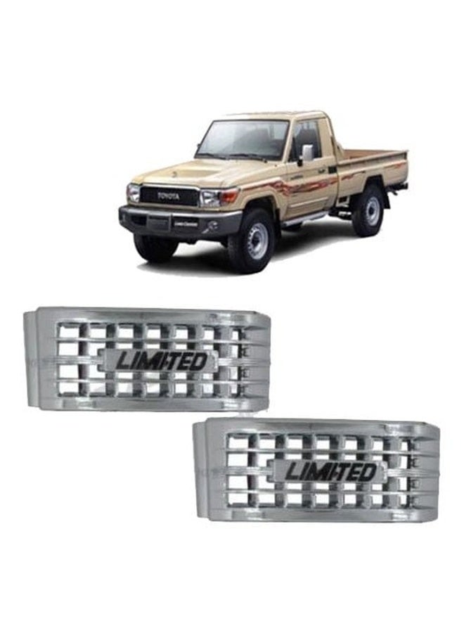 Generic Chrome Window Fender Protectors Toyota Shas Fatimi 2008 2009 2010 2011 2012 2013 2014 2015 2016 2017 2018 2019 2020 2021 