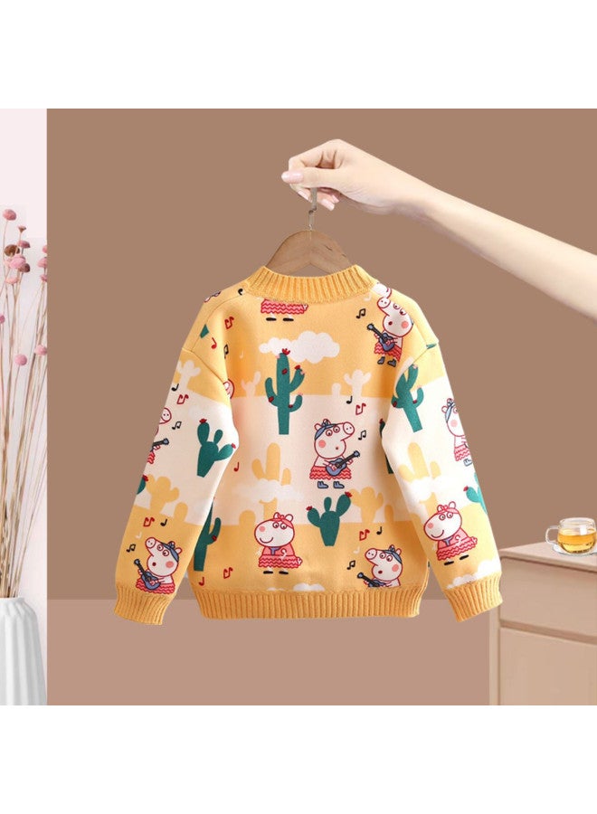 peppa Pig Autumn/winter Fleece-lined Warm Jacket For Outdoor Leisure Sports Knitwear - Image 3