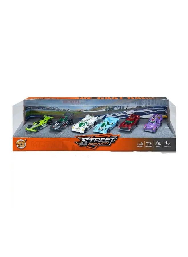 Die-Cast Racing Street Convoy  6 PCS - Speed