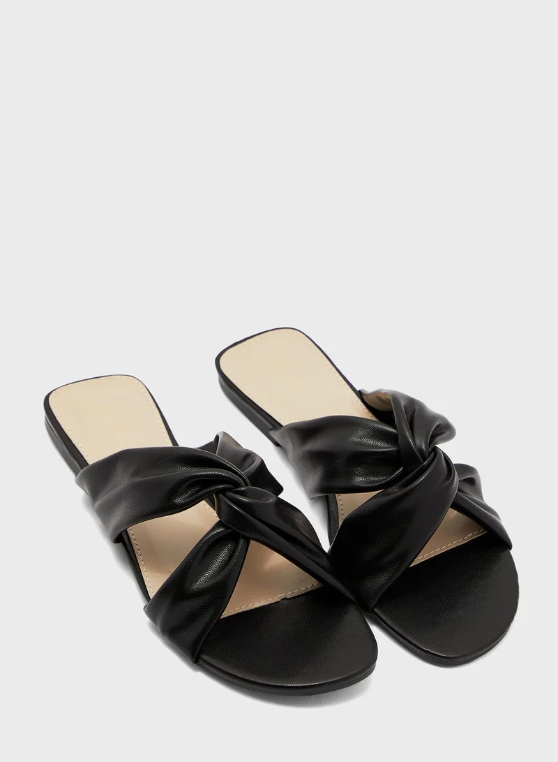 ELLA Soft Strap Flat Sandals
