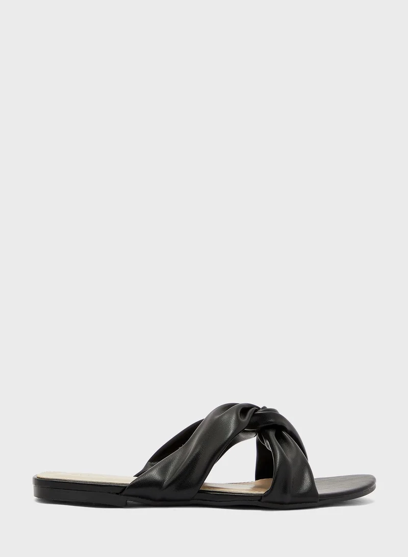 ELLA Soft Strap Flat Sandals