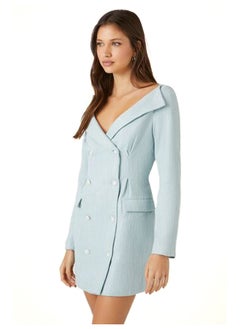 FOREVER 21 Tweed Double-Breasted Mini Dress  - Image 3