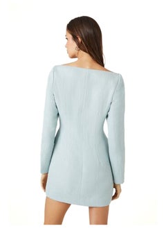 FOREVER 21 Tweed Double-Breasted Mini Dress  - Image 4