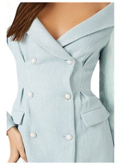 FOREVER 21 Tweed Double-Breasted Mini Dress  - Image 5