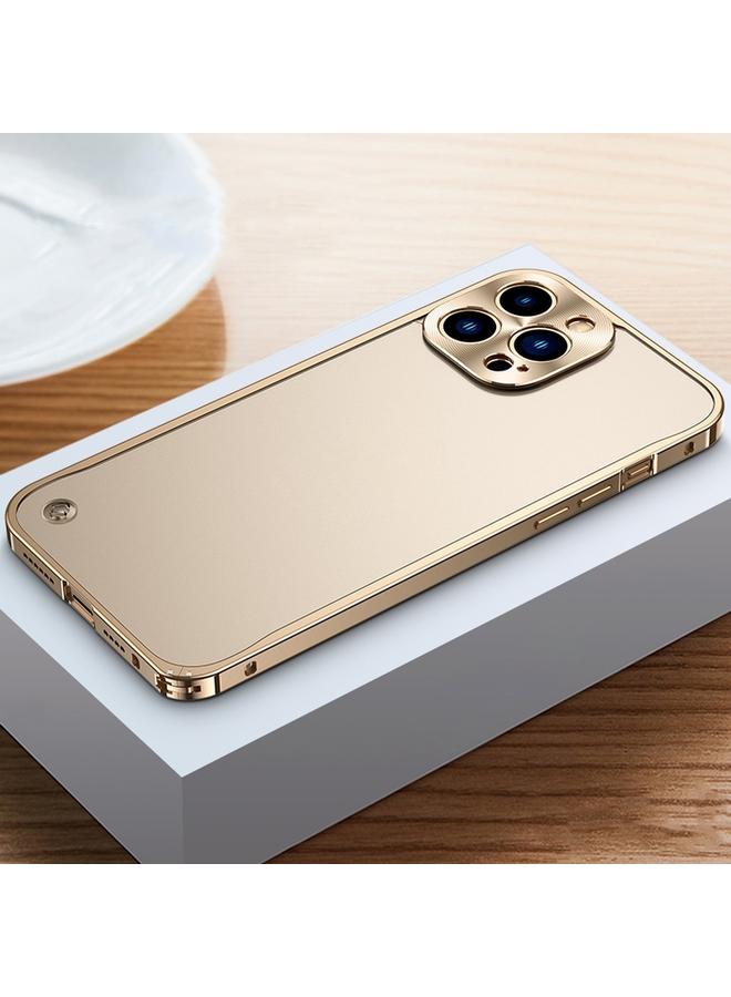 S-TOP Case For iPhone 14 Pro Max Metal Frame Frosted PC Shockproof Phone Case - Image 2