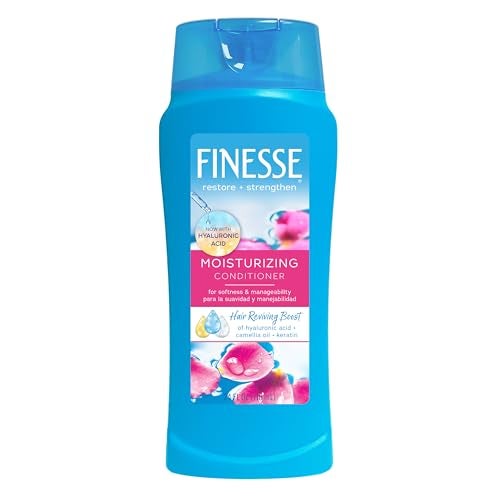FINESSE Restore + Strengthen Moisturizing Conditioner, 24 oz, Moisturize & Repair Dry or Damaged Hair for Soft, Healthy Looking Hair - Image 1
