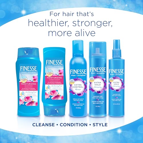 FINESSE Restore + Strengthen Moisturizing Conditioner, 24 oz, Moisturize & Repair Dry or Damaged Hair for Soft, Healthy Looking Hair - Image 5