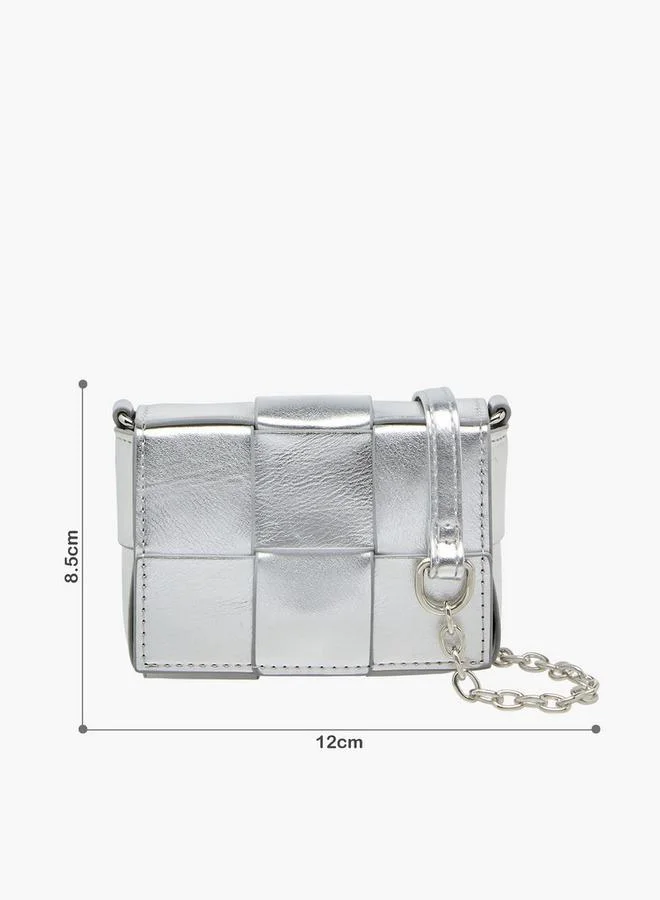 فلورا بيلا من شو إكسبرس حقيبة فلورا بيلا كروس بودي بنسيج مزخرف بحزام سلسلة مجموعة رمضان