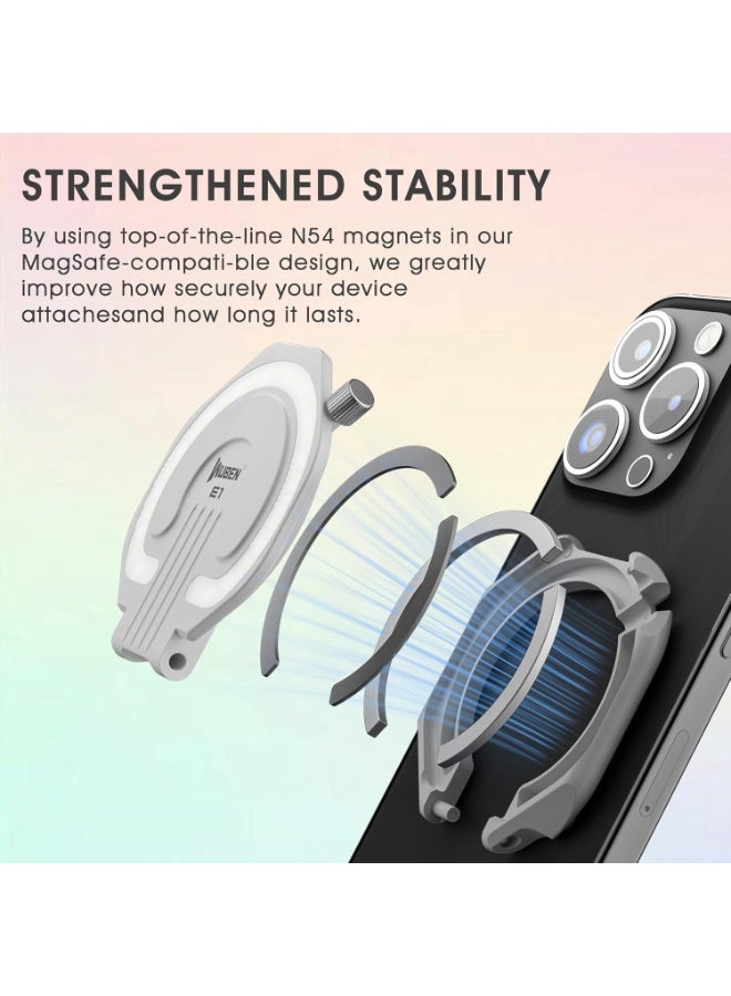 WUBEN E1 Rechargeable EDC Flashlight 300 Lumens LED Selfie Light Compact Pocket Phone Light, Convenient USB C Charging, Portable Magnetic for Night Working Video Live Streaming Call Picture (Black) - Image 2