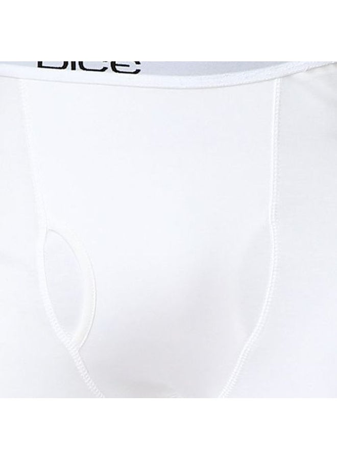 Dice Solid Under Pants for Men - White - Image 4