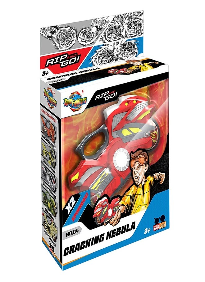 Kidland Spin Fighters 5 Cracking Nebula Spinner Toy -  MT0104  - Image 1