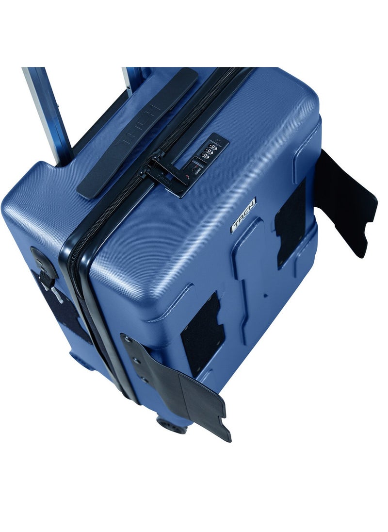 TACH - Connectable 3 Pcs Luggage Set | 22, 24 & 28" Spinner Luggage with TSA Locks | Patented Built-In Connecting System Easily Links 6 Bags | Midnight Blue - Image 1