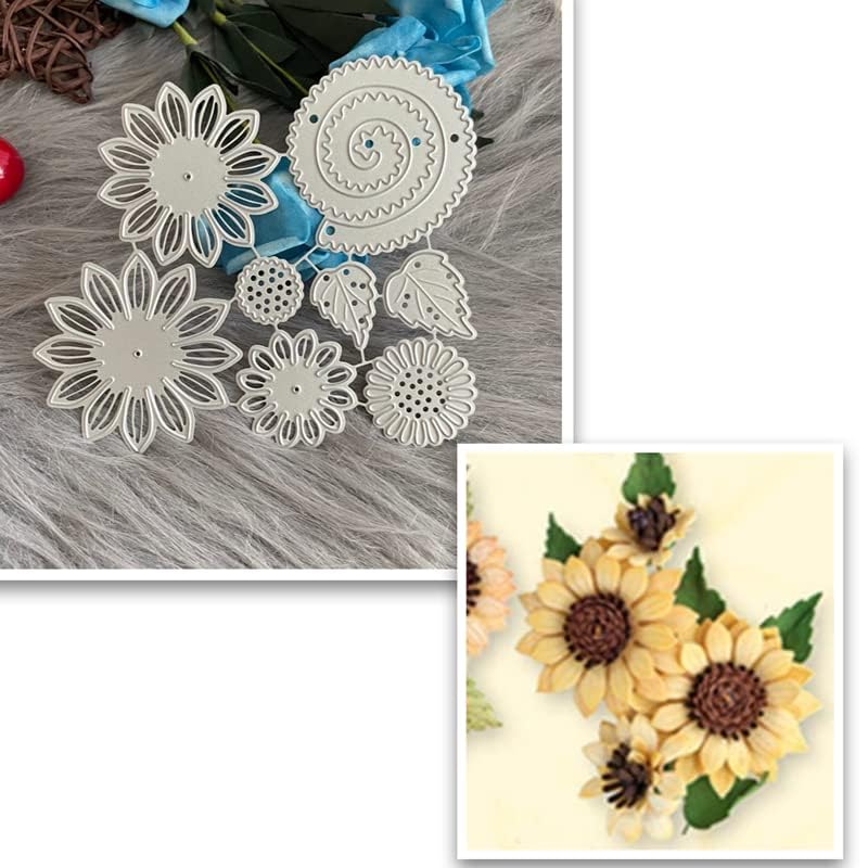Lapoo 3D Backgrounds Frame Metal Cutting Die for Scrapbooking New Cutting Dies DIY Album Card Making Decor Paper Craft Metal Die Cuts Party Wedding Decorations Rose A 35 x 36 in