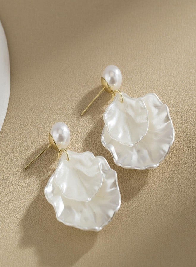 Frodete Seashell Earrings for Women Beach Jewelry, Ocean Shell Summer Accessories Lightweight Dainty Jewelry for Dresses Outfits - Image 4