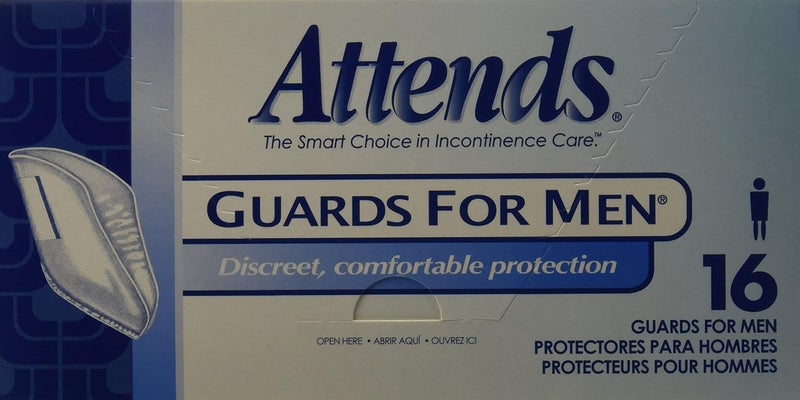 Attends Guards for Men Maximum Absorbency Pads 64 Count Disposable Lightweight Incontinence Protection with Absorbent Core Discreet Fit FormFitting Shape MG0400 - Image 2