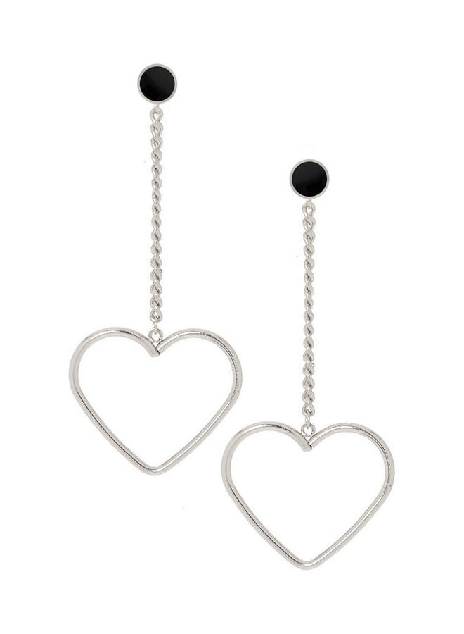 AIWANTO Alissa Heart Drop Earrings - Image 1