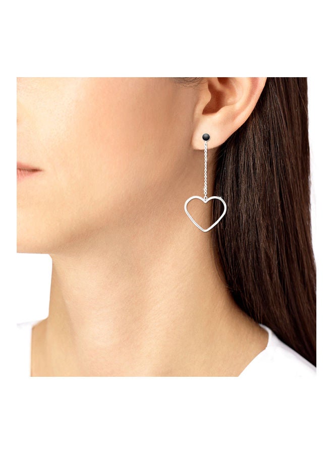 AIWANTO Alissa Heart Drop Earrings - Image 3