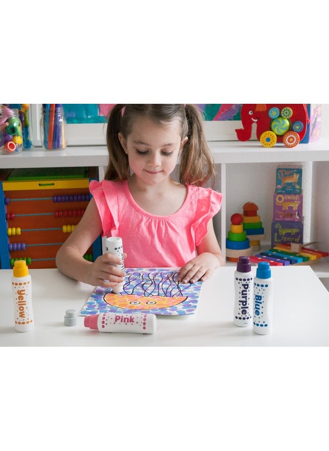 Do.A.Dot Art! Do A Dot Art! Markers 6-Pack Rainbow Washable Paint Markers, The Original Dot Marker, Activity Craft Coloring Supplies for Kids and Toddlers, Made in the USA  - Image 5