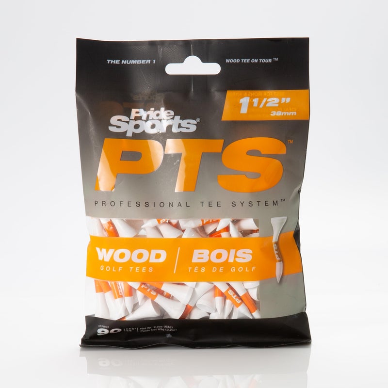 PRIDE GOLF TEE Pride Professional Tee System Mini Tee, 1-1/2-Inch- 90 Count (White) - Image 1