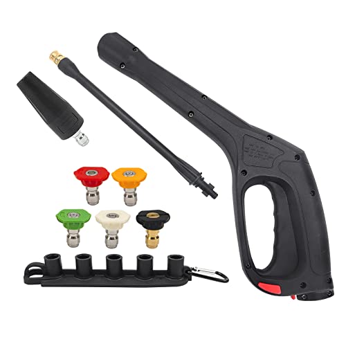 Bear Force Replacement Pressure Washer Spray Gun with Turbo Nozzle & 5 Spray Nozzle Tips, Compatible with Portland Husky Ford Pulsar ShopForce Taskforce Powerwasher - Image 1