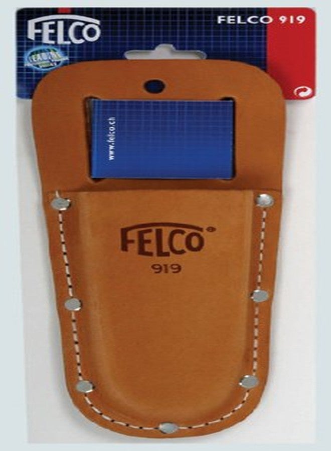 Felco Leather Holster (F 919) - Belt Mountable Tool Pouch for Pruning Shears or Construction / Utility Tools - Image 4