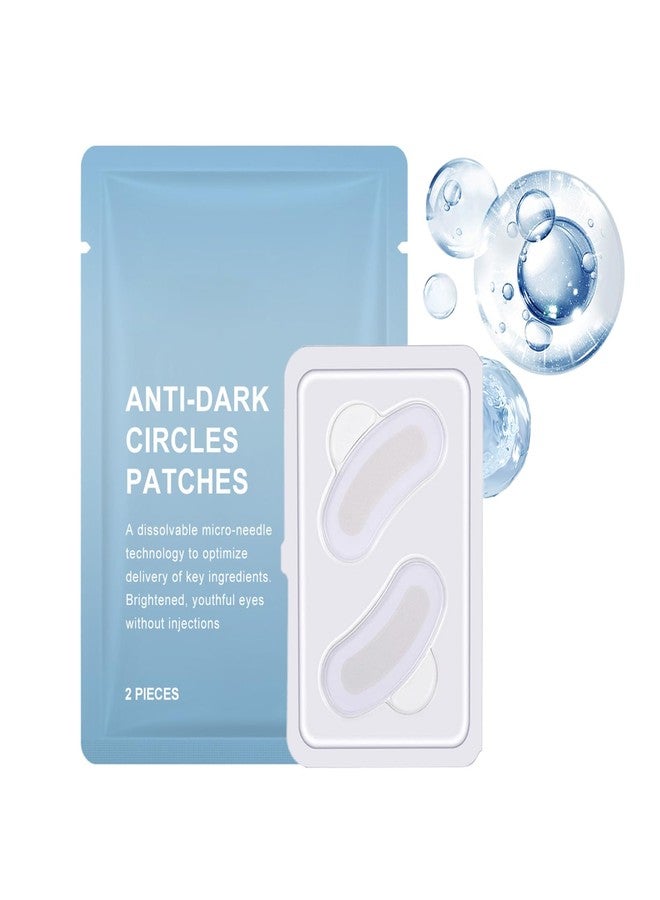 Dissolvable Microneedle Eye Patches for Dark Circles | 1 Pair | Under Eye Mask with Hyaluronic Acid & Retinol | Needle-Free Treatment for Puffiness & Fine Lines - Image 1