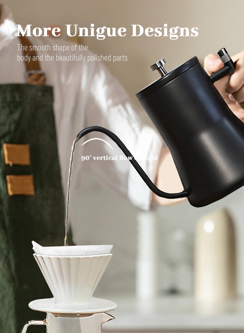 EqiEch V60 Pour Over Coffee Set,10-Piece Electric Coffee Grinder Drip Coffee Maker Set,Hand Brewing Coffee Accessories Kit,ALL In 1 Portable Travel Bag - Image 4