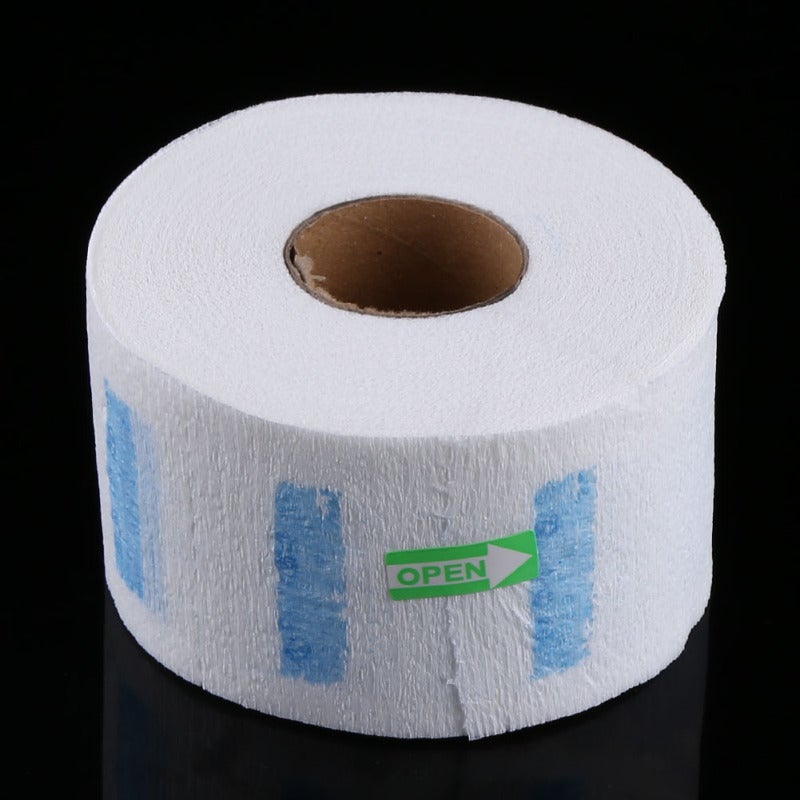 Disposable Neck Paper: Water Resistant Soft Comfortable Neck Cover - Stretchable Tear-Resistant Neck Covering for Hair Salon Barber Shop Makeup Application Facial Cleansing - Image 2