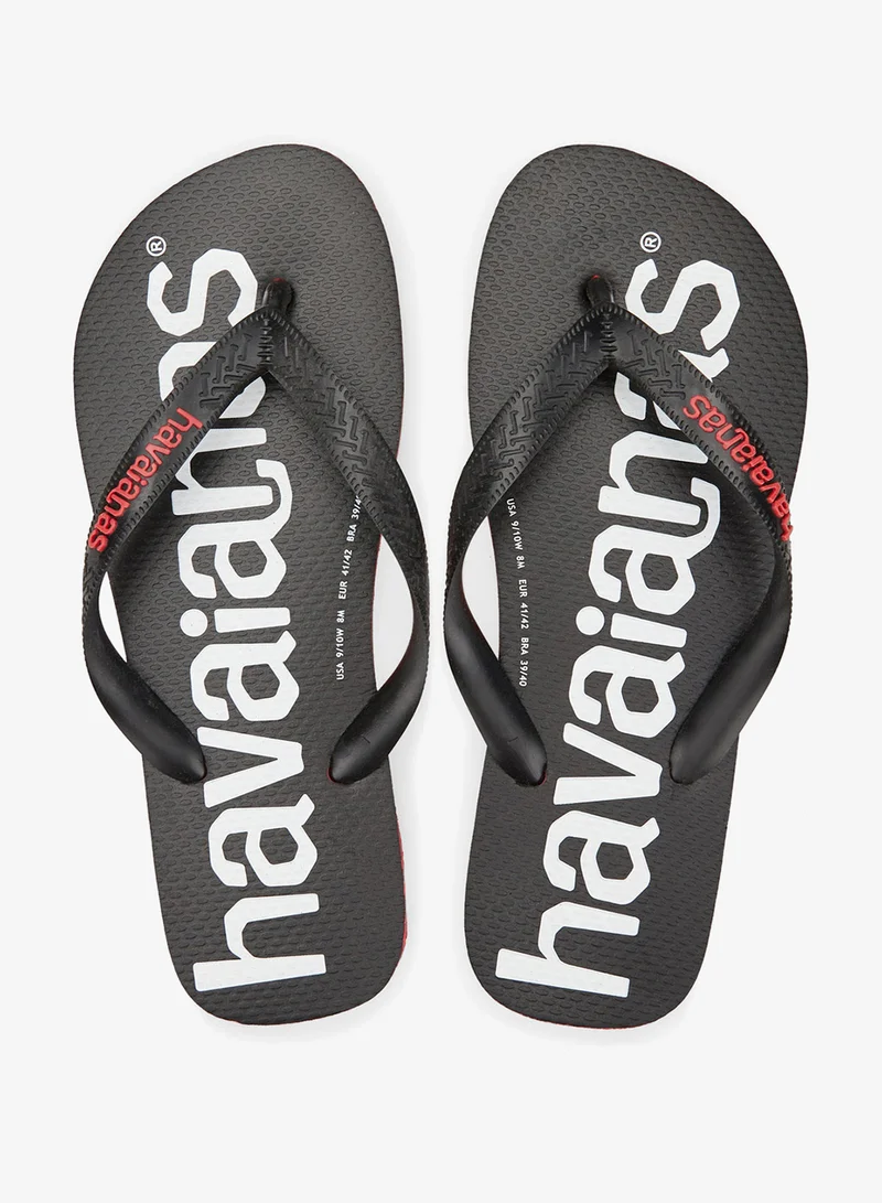 Top Logomania 2 Flip Flops