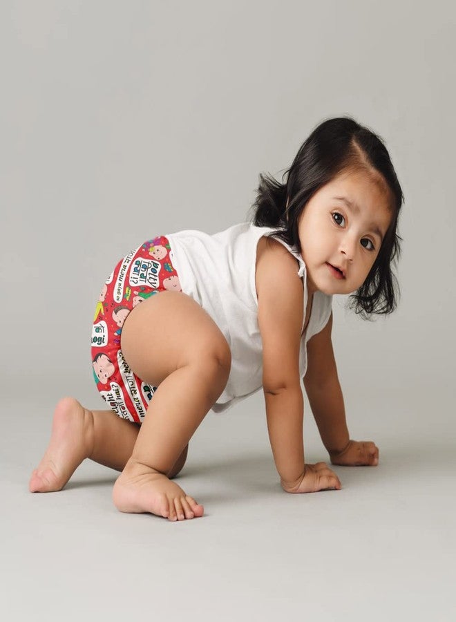 سوبربوتمز حفاضات قماشية للأطفال من سوبر بوتومز - عبوة من قطعتين، مقاس واحد، إصدار جديد | حفاضات قماشية قابلة لإعادة الاستخدام للأطفال من عمر 3 أشهر إلى 3 سنوات | مع قطعتين من القطن العضوي - قطعتان - Image 5