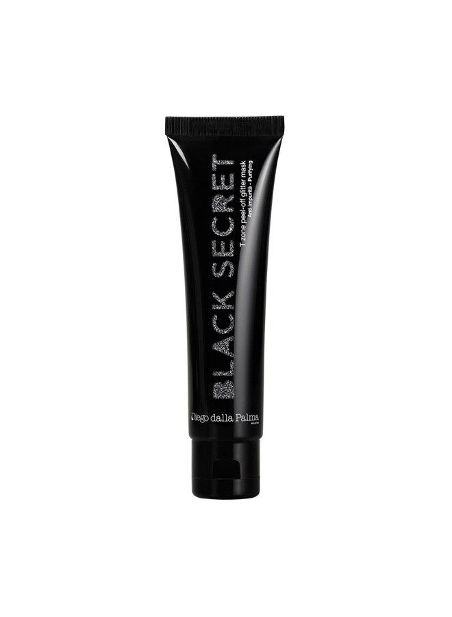 Diego dalla Palma Black Secret Tzone Peel Off Glitter Face Mask For All Skin Types With Activated Charcoal Enlarged Pores And Blackheads Are Less Visible Glittery Texture 1.2 Oz - Image 2