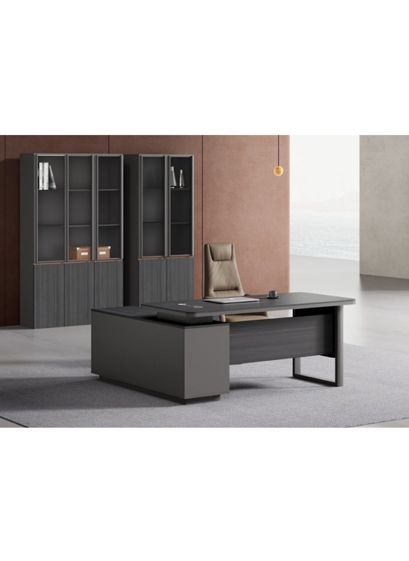 HUIMEI Huimei ZY-180-T Executive Office Table, Grey Color 