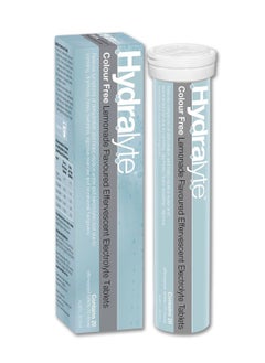 Hydralyte Effervescent Electrolyte 20 Tablets, Colour Free Lemonade  - Image 1