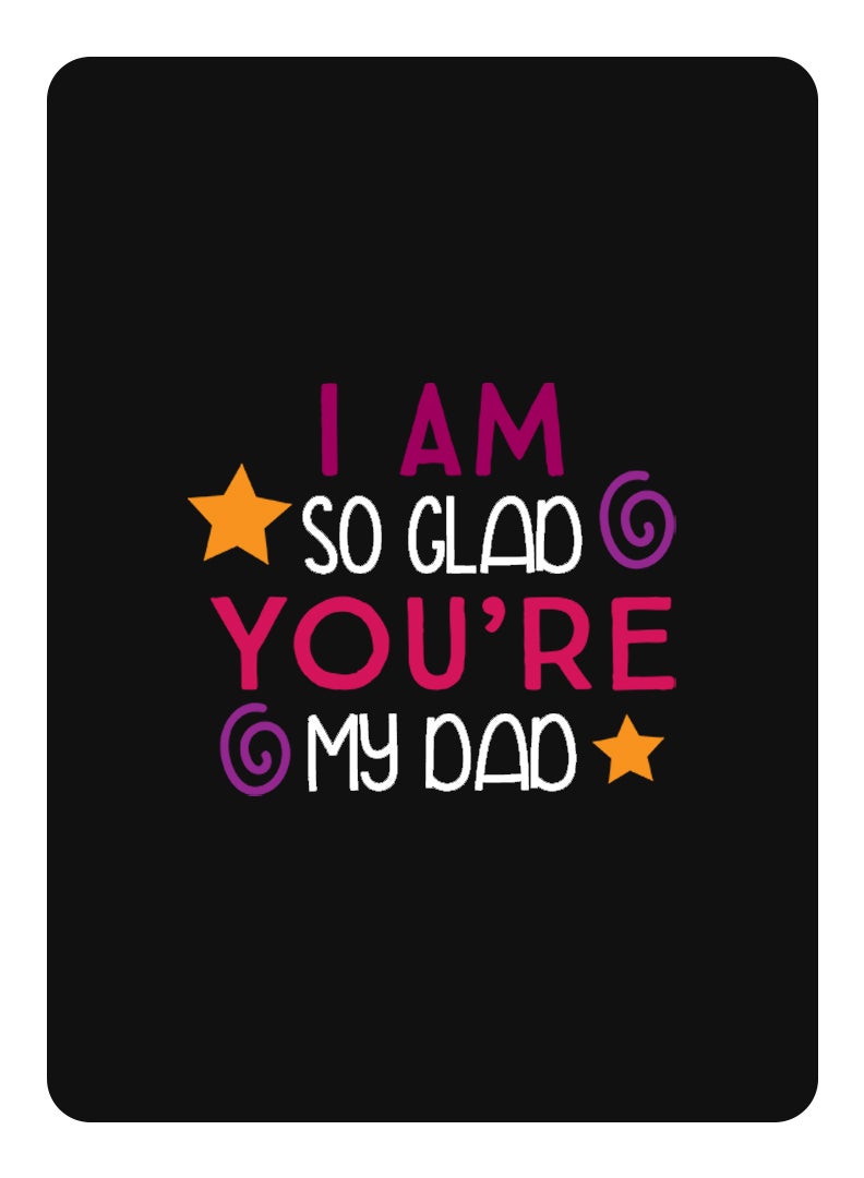 Theodor Protective Flip Case For Xiaomi Pad 5 - Pad 5 Pro With Trifold Stand Auto Wake Sleep Shockproof Cover I am so glad you are my dad copy - Image 1