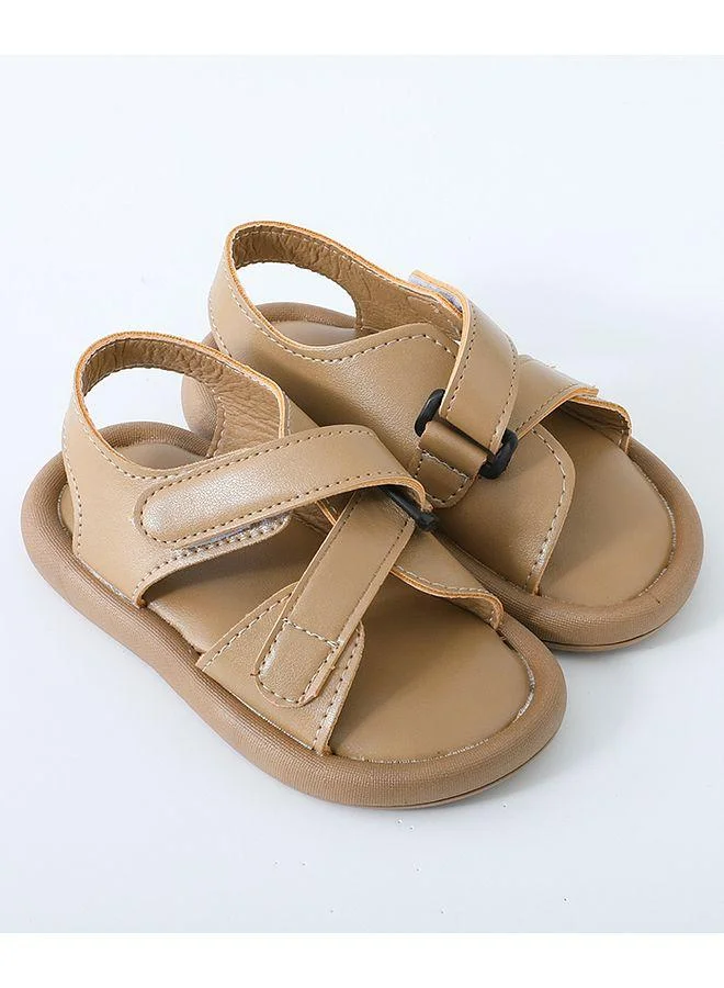 Mark & Mia Mark & Mia Velcro Closure Sandals - Light Brown
