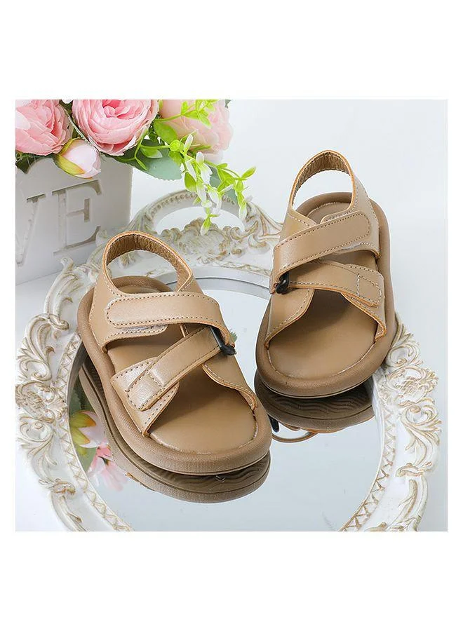 Mark & Mia Mark & Mia Velcro Closure Sandals - Light Brown