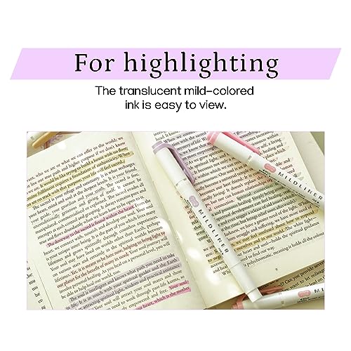 QULLITY Double-Ended Creative Highlighter set of 40 colors original pen pouch (Purple) - Image 5