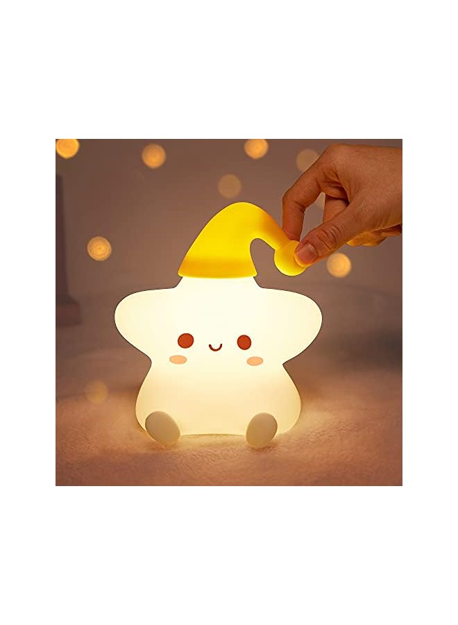 The Bros Silicone Rechargeable Battery Cute Stars Night Light for Kids - Image 2