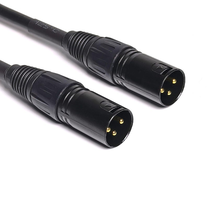 Suanqi XLR Cable XLR Adapter Cable XLR to XLR Microphone Cable, 3-Pin Female to 3-pin Male Balanced Shielded XLR Cable (6in) - Image 4