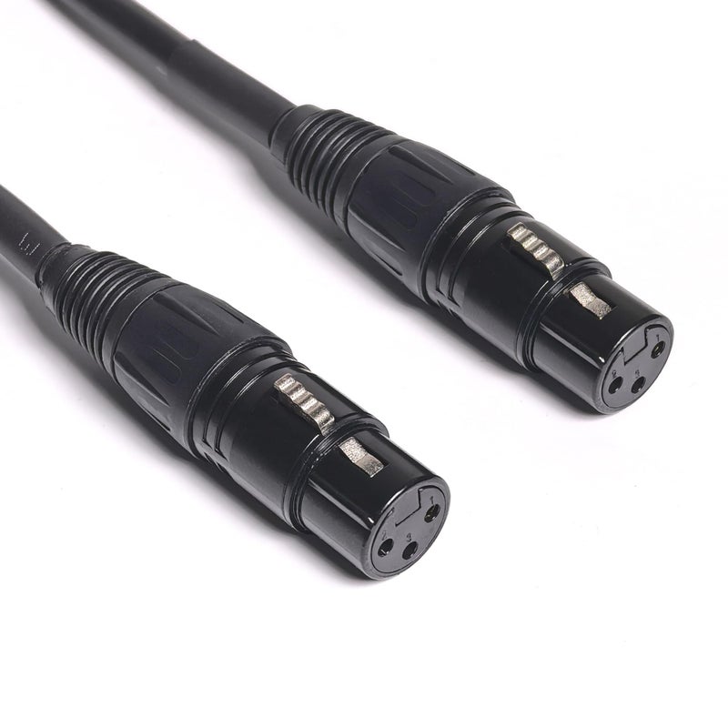 Suanqi XLR Cable XLR Adapter Cable XLR to XLR Microphone Cable, 3-Pin Female to 3-pin Male Balanced Shielded XLR Cable (6in) - Image 3