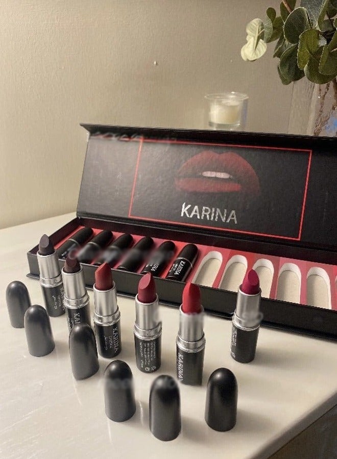 كارينا مجموعة أرواج كارينا  مطفية وجافة مكونة من 12 لون ثابت لأنوثة لا تُقاوم - Image 1