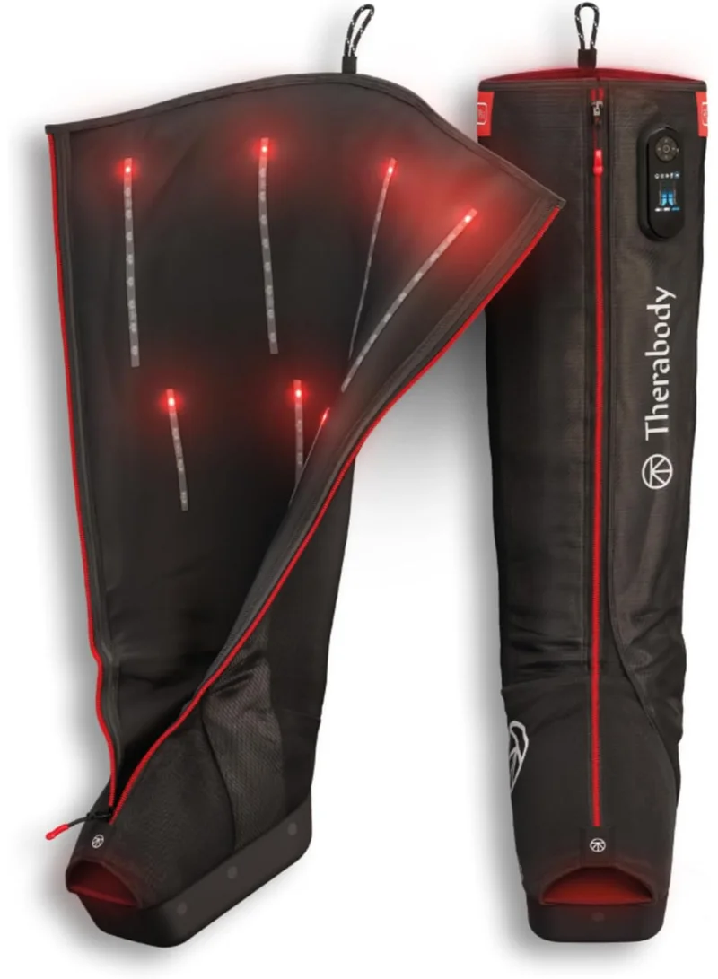 Therabody Therabody Theragun JetBoots PRO Plus Wireless MASSAGER for Legs - Muscle Recovery, Vibration Therapy & Light