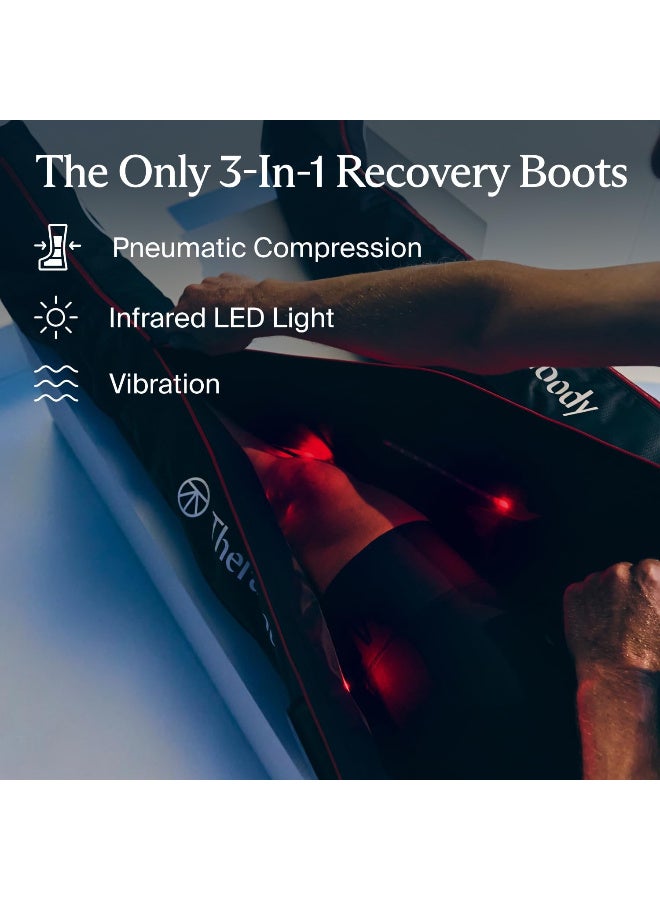 ثيرابودي ثيراجان جيت بوتس برو بلس مساج لاسلكي للساقين - استشفاء العضلات والعلاج بالاهتزاز والضوء - Image 4