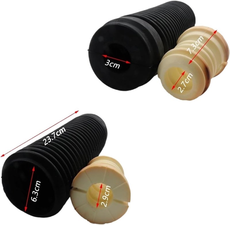 QASULER Front Dust Cover Air Shock Absorber Kit - Image 2