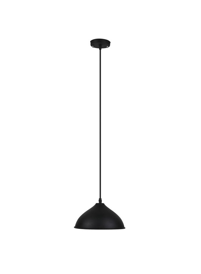 El Rawda Lighting Indo Ceiling Lamp - Single | modern decorative LED E27 pendant light ceiling lamp hanging | suitable for any room | Color: Black | Size: 70x23 cm
