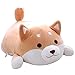 Levenkeness Shiba Inu Dog Plush Pillow Cute Corgi Akita Stuffed Animals Doll Toy Gifts for Valentines Gift ChristmasSofa Chair Brown Round Eye 228 - Image 4